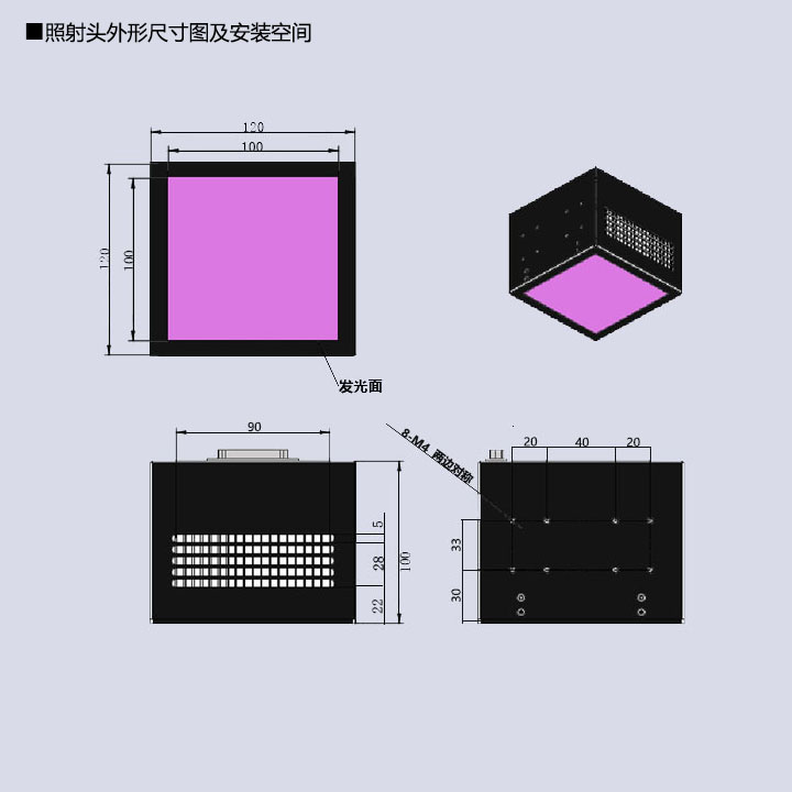 UVLED烘箱 柜式UV固化箱 實(shí)驗(yàn)室用UV曝光箱(圖4) UV烘箱