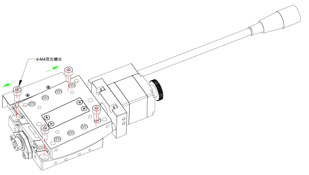 電動角位滑臺 EWFG40-75(圖3) 電動滑臺