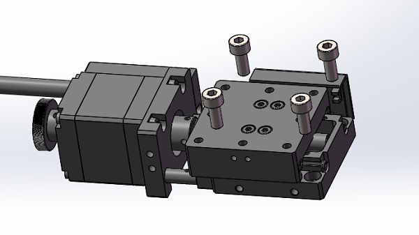電動(dòng)直線軸調(diào)整架 ESX11-60L-30(圖3) 電動(dòng)直線軸調(diào)整架