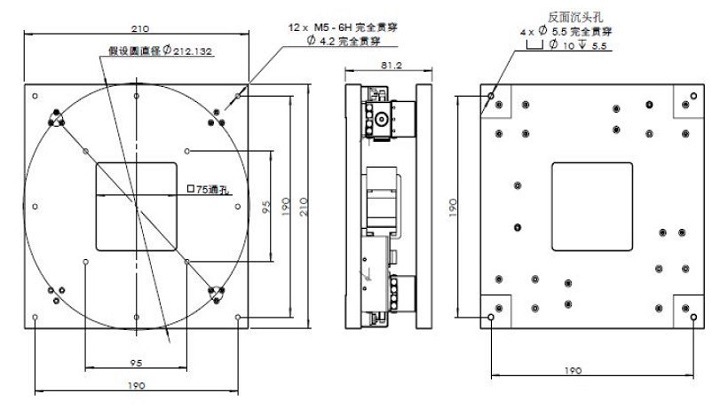 XYY軸電動對位臺 FXYY-210(圖9) XYY軸電動對位臺