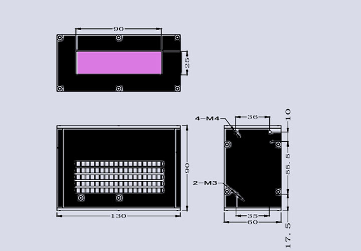 UVLED固化光源定制-90×25(圖3) UVLED固化光源定制-90×25(圖3)