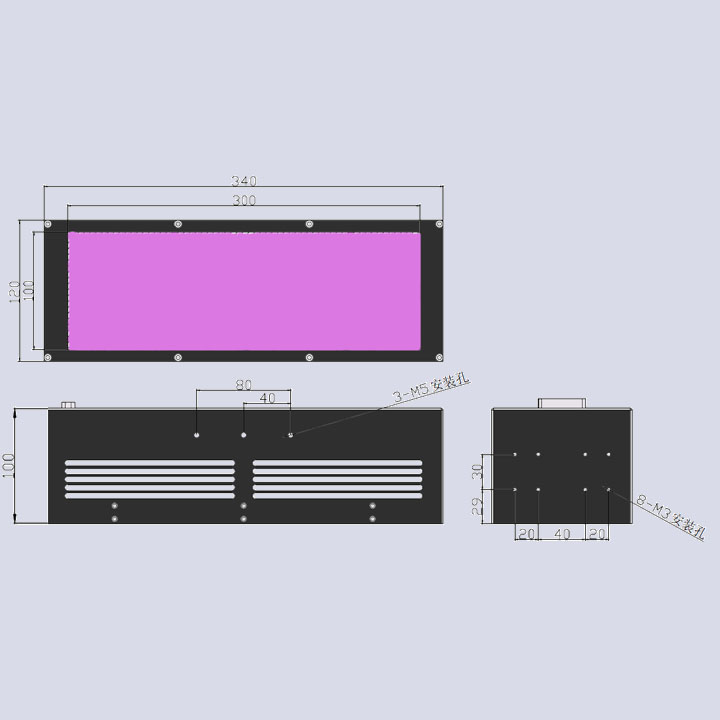 UVLED移動式隧道爐300×100(圖5) uvled固化機(jī)